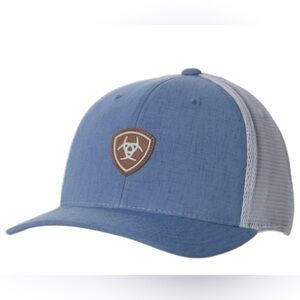 Ariat Flex Fit 110 Logo Shield patch canvas/mesh snapback cap,hat